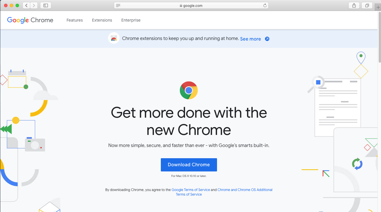 i cant download google chrome for mac